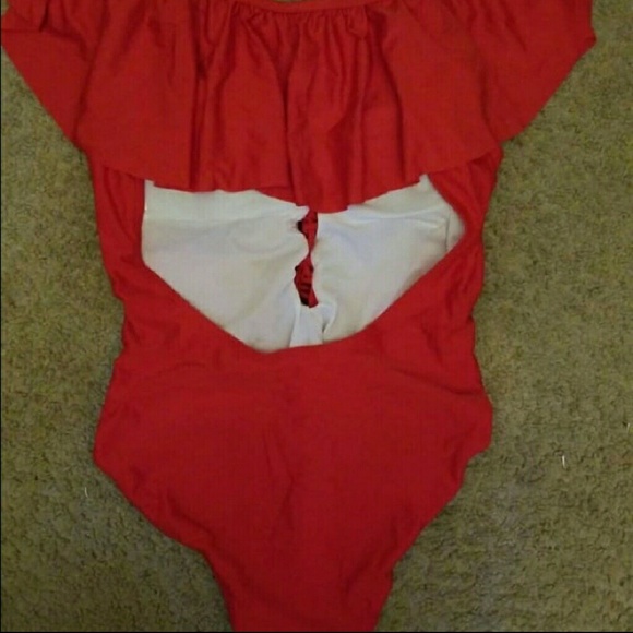 One piece swimsuit set halter Monokini - Picture 4 of 4